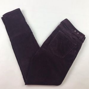 Cabi size 12 Skinny Cords, merlot